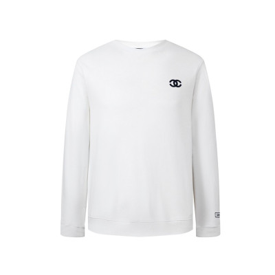 샤넬 남/녀 캐쥬얼 화이트 맨투맨 - Chanel Unisex White Tshirts - cn498x