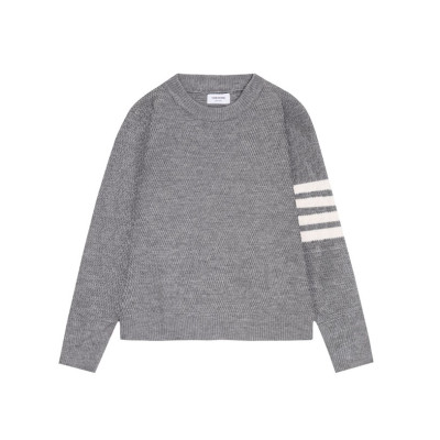 톰브라운 남성 그레이 니트 - ThomBrowne Mens Gray Knits - th87x