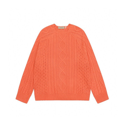 피어오브갓 남성 크루넥 오렌지 니트 - Fear of god Mens Orange Knits - fea448x