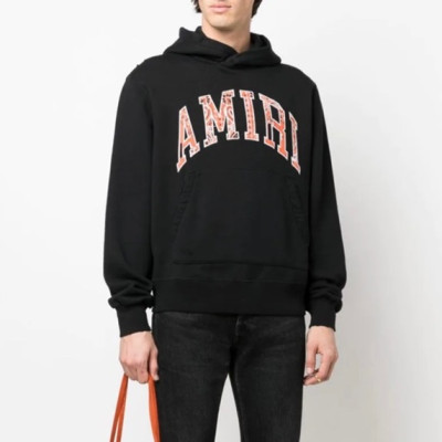 아미리 남성 블랙 후드티 - Amiri Mens Black Hoodie - amr132x