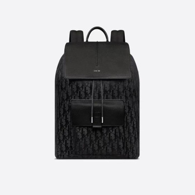 디올 남성 CD 다이아몬드 힛더로드 백팩 【매장-500만원대】 - Dior Mens Black Back Pack - di641x