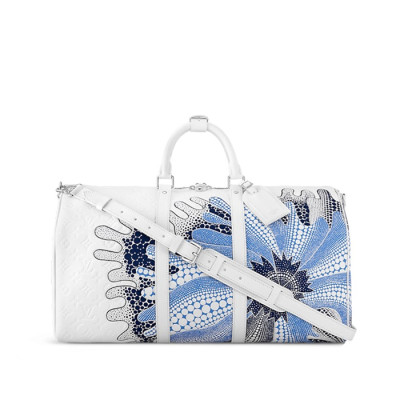 루이비통 남성 키폴 50 토트백 M21678 【매장-690만원대】 - Louis vuitton Mens White Keepall - lv1788x