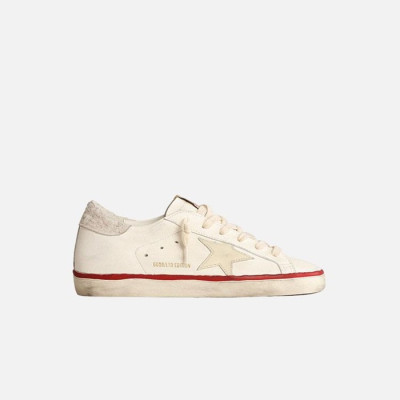 골든구스 여성 슈퍼스타 나파 레더 스니커즈 【매장-120만원대】 - Golden Goose Womens White Sneakers - go06x