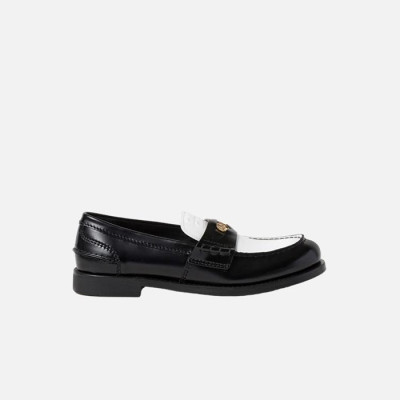 미우미우 여성 레더 페니 로퍼 【매장-170만원대】 - Miumiu Womens Black Loafers - miu303x