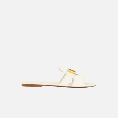 디올 여성 30몽테인 카프스킨 슬리퍼 【매장-140만원대】 - Dior Womens White Slippers - di651x