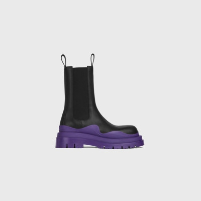 보테가베네타 여성 타이어 앵클 퍼플 하이탑 첼시 부츠 【매장-200만원대】 - Bottega Veneta Womens Purple Boots - bv148x