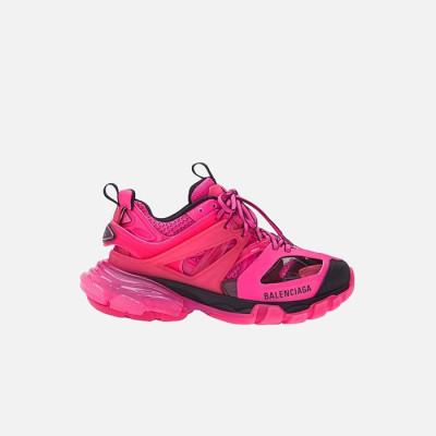 발렌시아가 남/녀 트랙 핑크 스니커즈 【매장-150만원대】 - Balenciaga Unisex Pink Sneakers - ba587x