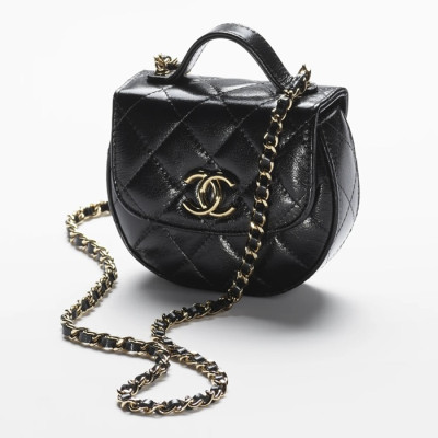 [Premium] 샤넬 여성 체인 달린 미니백 AP3378 B12912 94305 - Chanel Womens Black Handle Bag - ch513x