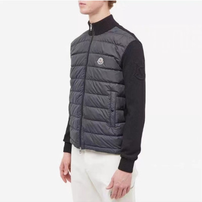 몽클레어 남성 블랙 다운 자켓 - Moncler Mens Black Down Jackets - mo161x