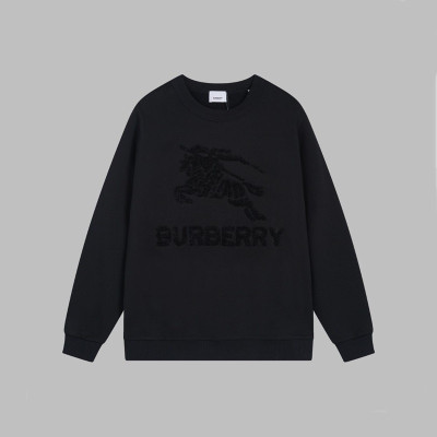 버버리 남성 크루넥 블랙 맨투맨 - Burberry Mens Black Tshirts - bu289x