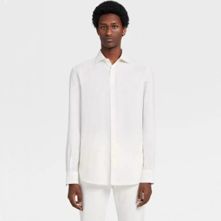 에르메네질도 제냐 남성 화이트 셔츠 - Ermenegildo Zegna Mens White Shirts - zeg106x