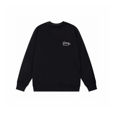 지방시 남성 캐쥬얼 블랙 맨투맨 - Givenchy Mens Black Tshirts - gi342x