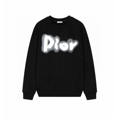 디올 남성 클래식 블랙 긴팔티 - Dior Mens Black Tshirts - di693x