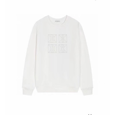 디올 남성 클래식 화이트 긴팔티 - Dior Mens White Tshirts - di694x