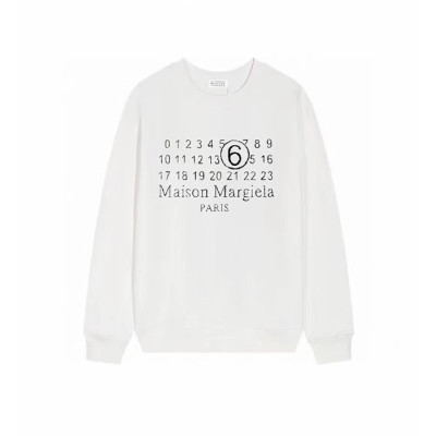 메종 마르지엘라 남성 화이트 맨투맨 - Maison Margiela Mens White Tshirts - mai213x