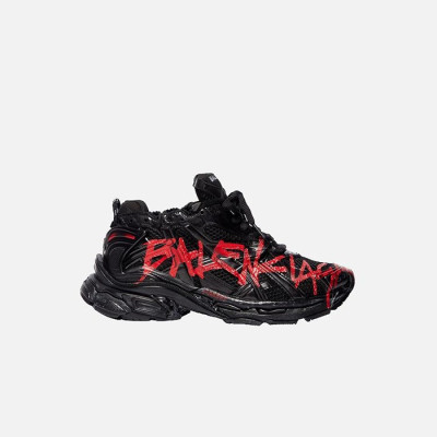 발렌시아가 남성 러너 그래피티 블랙 스니커즈 【매장-190만원대】 - Balenciaga Mens Black Sneakers - ba647x