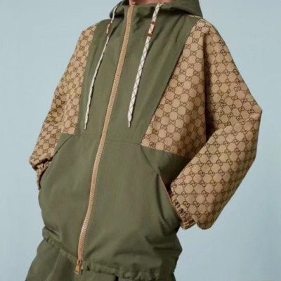 구찌 남성 캐쥬얼 브라운 집업 자켓 - Gucci Mens Brown Jackets - Gu999x