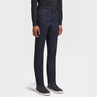 에르메네질도 제냐 남성 네이비 팬츠 - Ermenegildo Zegna Mens Navy Pants - zeg111x