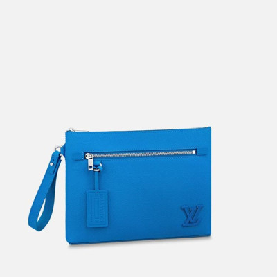 루이비통 남성 테이크오프 파우치 【매장-430만원대】 - Louis vuitton Mens Blue Clutch - lv1890x