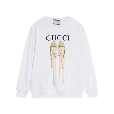 구찌 남성 베이직 화이트 맨투맨 - Gucci Mens White Tshirts - gu1013x
