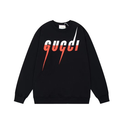 구찌 남성 베이직 블랙 맨투맨 - Gucci Mens Black Tshirts - gu1014x