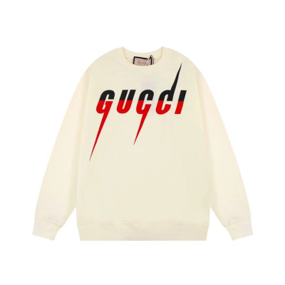 구찌 남성 베이직 화이트 맨투맨 - Gucci Mens White Tshirts - gu1015x