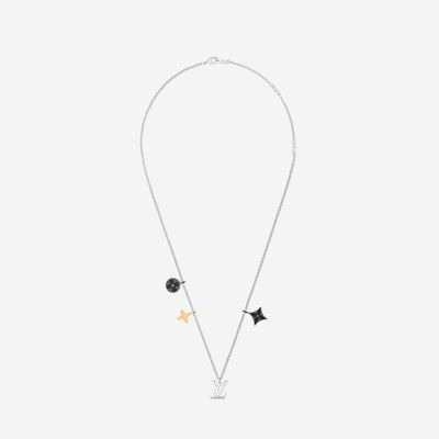 루이비통 남성 인스팅트 펜던트 목걸이 M00521 【매장-80만원대】 - Louis vuitton Mens White Gold Necklace - acc248x