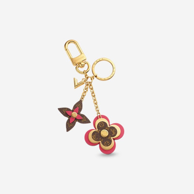 루이비통 여성 블루밍 플라워 백 참 & 키 홀더 M63084 【매장-70만원대】 - Louis vuitton Womens Pink Key Ring - acc289x