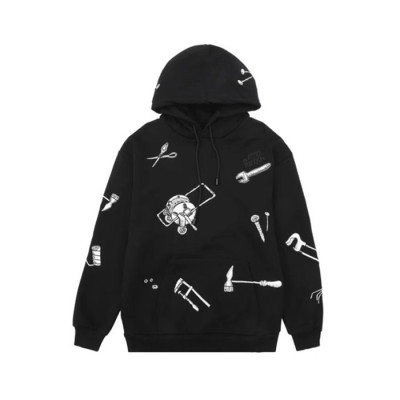 루이비통 남성 블랙 후드티 - Louis vuitton Mens Black Hoodie - lv1916x