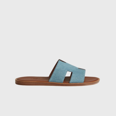 에르메스 남성 이즈미르 샌들 【매장-150만원대】 - Hermes Mens Blue Slippers - he304x