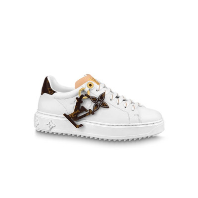 루이비통 남/녀 타임 아웃 키링 스니커즈 【매장-190만원대】 - Louis vuitton Unisex White Sneakers - lv1920x