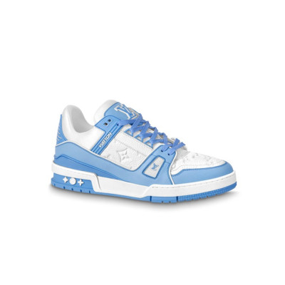 루이비통 LV 남성 트레이너 스카이 스니커즈 【매장-190만원대】 - Louis vuitton Mens Blue Sneakers - lv1936x