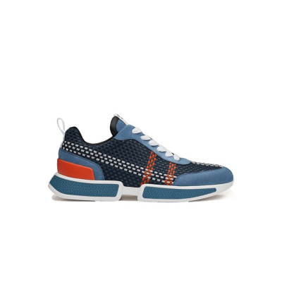 에르메스 남성 드리프트 블루 핸드메이드 우븐 스니커즈 【매장-270만원대】 - Hermes Mens Blue Sneakers - he341x