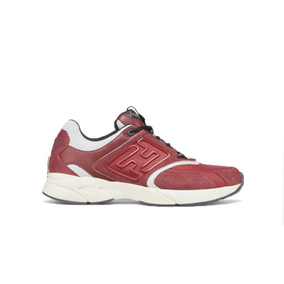 펜디 남성 패스터 트레이너 레드 나일론 로우탑 스니커즈 【매장-170만원대】 - Fendi Mens Red Sneakers - fe520x