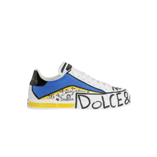돌체앤가바나 남/녀 리미티드 포르토피노 블루 스니커즈 【매장-120만원대】 - Dolc&Gabbana Unisex Blue Sneakers - dol484x