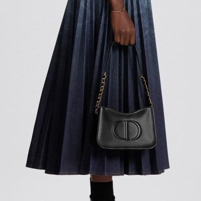 디올 여성 시그니처 블랙 호보백 - Dior Womens Black Hobo Bag - di753x