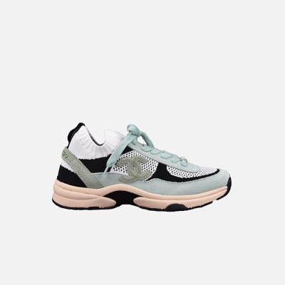 샤넬 여성 CC 로고 민트 니트 크루즈 스니커즈 【매장-200만원대】 - Chanel Womens Mint Sneakers - ch526x