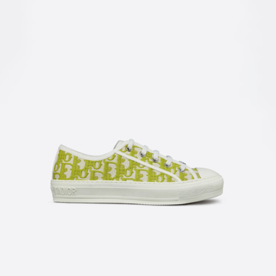 디올 여성 워크엔디올 오블리크 스니커즈 KCK211OBE 【매장-120만원대】 - Dior Womens Green Sneakers - di762x