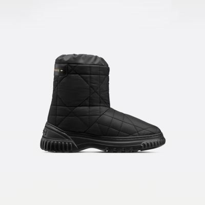 디올 여성 까나쥬 퀼팅 프로스트 앵클부츠 KCI812CQN【매장-140만원대】 - Dior Womens Black Boots - di765x