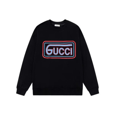 구찌 남성 베이직 블랙 맨투맨 - Gucci Mens Black Tshirts - gu1086x