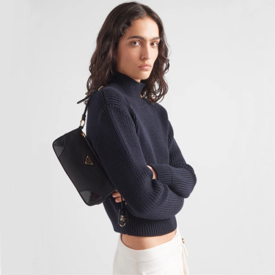 프라다 여성 블랙 숄더백 - Prada Womens Black Shoulder Bag - pr770x