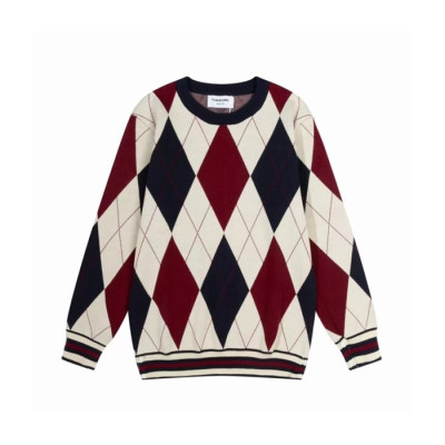 톰브라운 남성 아이보리 니트 - ThomBrowne Mens Ivory Knits - th98x