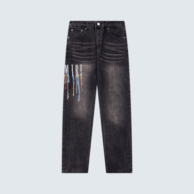 아미리 남성 블랙 청바지 - Amiri Mens Black Jeans - amr135x