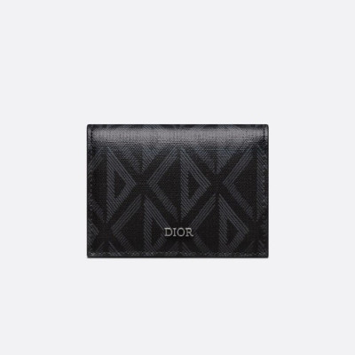 디올 남성 블랙 카드 지갑 - Dior Mens Black Card Wallets - di814x