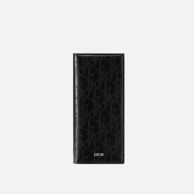 디올 남성 블랙 장지갑 - Dior Mens Black Long Wallets - di830x