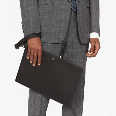 디올 남성 블랙 클러치 - Dior Mens Black Clutch - di833x