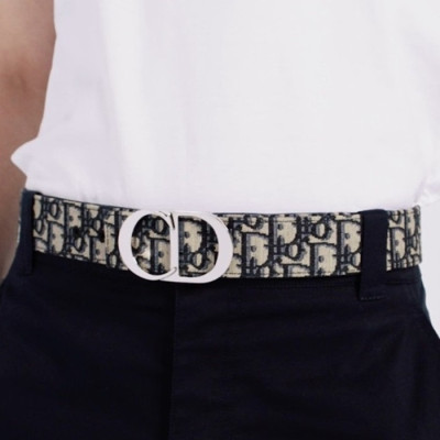 디올 남성 오블리크 벨트 - Dior Mens Oblique Belts - di842x