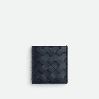 보테가베네타 남성 블랙 반지갑 - Bottega Veneta Mens Black Half Wallets - bv201x