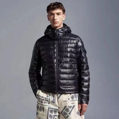 몽클레어 남성 덕다운 블랙 패딩 - Moncler Mens Black Padding - mo212x