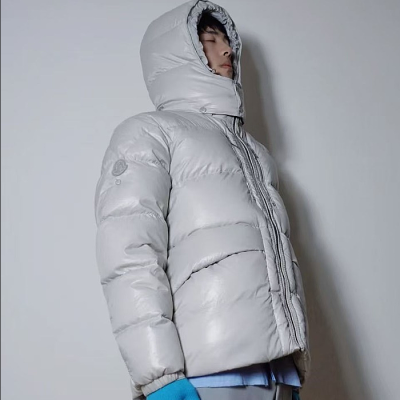 몽클레어 남성 구스 화이트  패딩 - Moncler Mens White Padding - mo217x